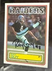 Ray Guy Autographed 1983 Topps Football  Card #299 Oakland Raiders HOF