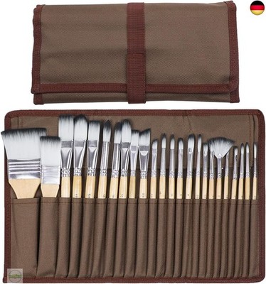 Artecho Pinselset Acrylfarben, Pinsel Set für Aquarell, Öl, Steinmalerei, N