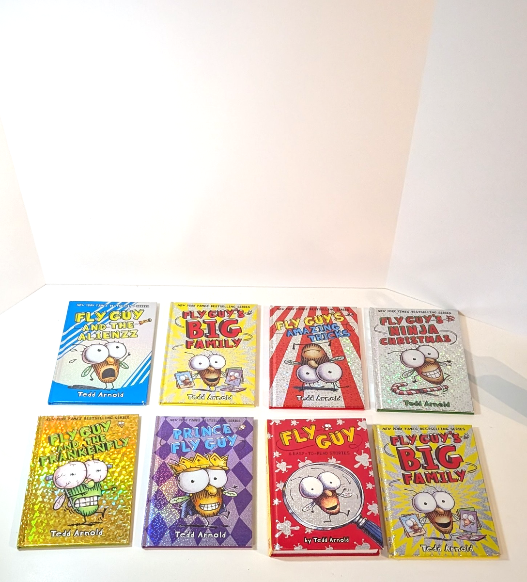 Fly Guy Books Lot of 8, Tedd Arnold, Beginning Readers Kids Humor