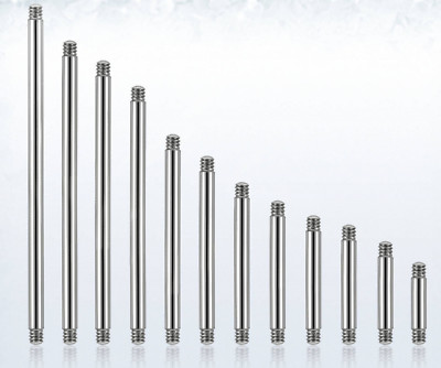 1,2mm 1,6mm 2,0mm Piercing Stab PIN Barbell Wechselstab Brust Nase Lippe Intim