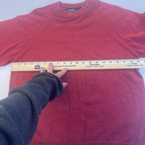Fabriano Knit Sweater Size Medium Cranberry - Picture 8 of 10