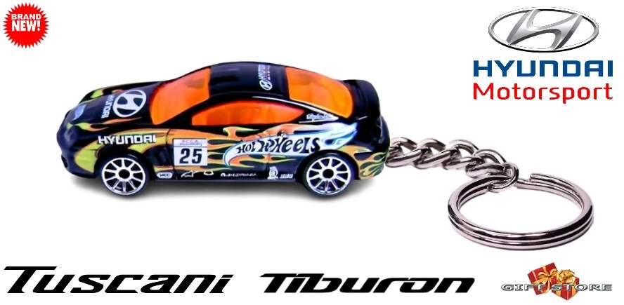 🎁💯 🆕 RARE KEYCHAIN BLACK HYUNDAI TIBURON GS/GT CUSTOM Ltd Ed.💕GREAT GIFT💕🎁 - Image 4 of 4