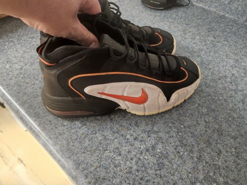 Tenis Nike Air Max Penny 1 (2018) Talla 9 Negro Blanco Y Naranja | eBay