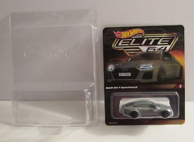 2023 Hot Wheels Elite 64 Audi RS 7 Sportback HWG11 Gray 1:64 Car w Protector