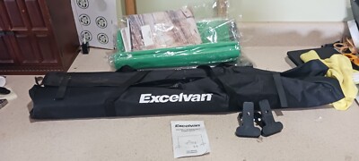 Excelvan Backdrop Stand 200x300cm plus drops Blk, wht, woodtone, green screen