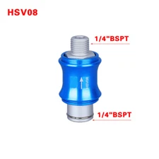 1Pc HSV08 Pneumatic slide switch Hand slide valve Flow Control Manual Slide 1/4