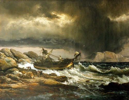 high quality oil painting handpainted on canvas "Shipwrech" - Picture 1 of 1