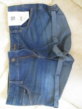 BNWT Denim Co Ladies Blue Mini Shorts size 10 UK