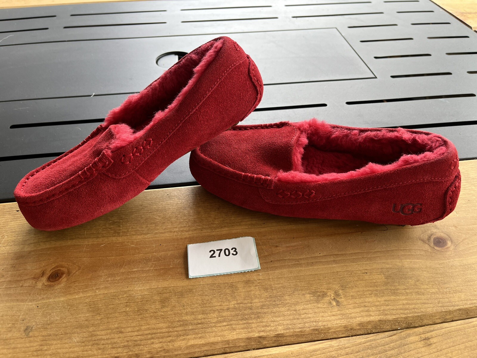 SAOLA Pantofole da donna UGG pelle scamosciata taglia 5D provate solo