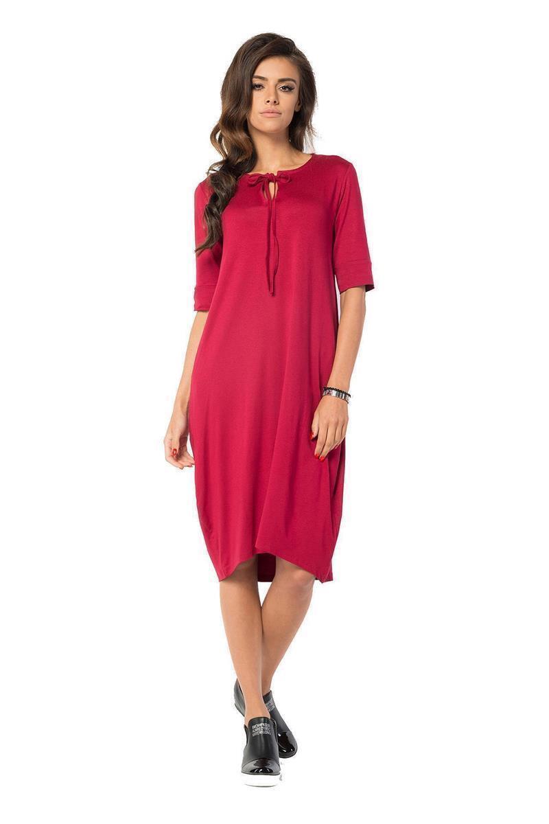 Zwillingsherz Damenkleid Langarm - Bequemes Viskose Kleid In Verschiedenen Farben Und Mustern