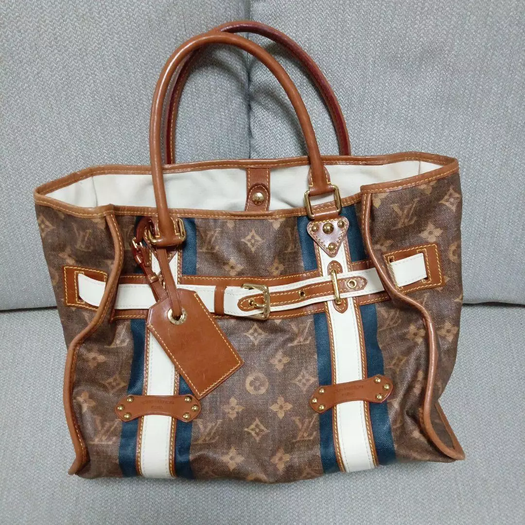 LOUIS VUITTON M56385 Monogram Tise Sac Rayures GM Bag Shoulder Bag 