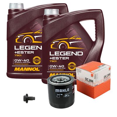 MAHLE Ölfilter 8 L MANNOL Legend+Ester 0W-40 für Jeep Grand Cherokee IV 6.4