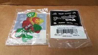 Bag of 24 Dunlop Rev Willy Guitar Picks X-Heavy guage 
