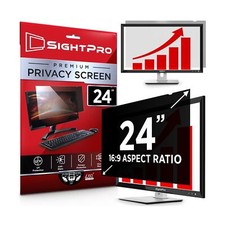 SightPro 24 Inch Computer Privacy Screen Filter for 16:9 Widescreen Monitor -...