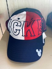 Disney Parks Mickey Mouse Patriotic Baseball Cap Hat NEW