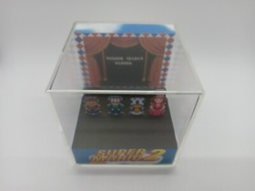 Super Mario Bros 2 NES Nintendo Player Selection Screen Shadow Box Diorama Cube