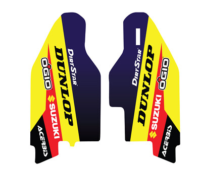 2008-2022 Suzuki RMZ450 RMZ250 Fork Guard Graphics Decals Stickers