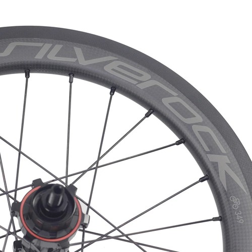 Carbon Wheels 16inch Plus 1 3/8" 349 Rim Caliper Brake 38mm Depth 5 Speed - Picture 4 of 9