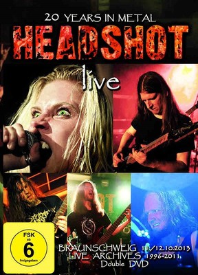 Headshot  Live - 20 Years In Metal  DVD [FEMALE FRONTED TECHNICAL DEATH THRASH]