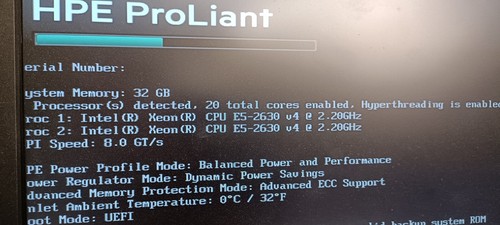 HP DL380 G9 8sff 2X E5-2630v4 @ 2.20Ghz 32GB ram P440ar 2X500W - Afbeelding 11 van 13