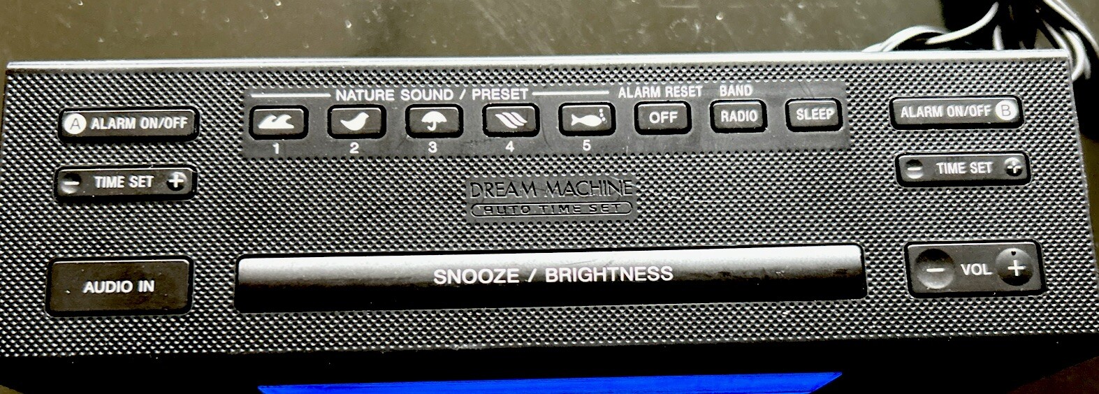 Sony Dream Machine AM/FM Clock Radio Model ICFC707 Works eBay