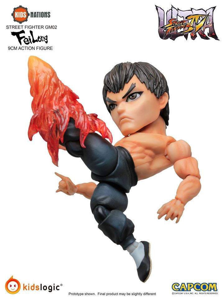 Kidslogic Street Fighter Original Anime Figure RYU SAKURA Set