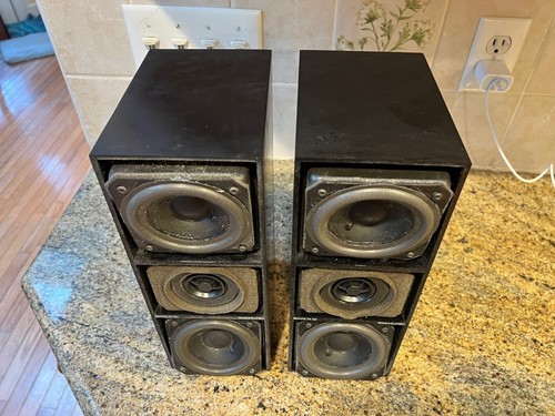 Bang & Olufsen Beovox B&O CX100 Bookshelf Speakers Re-foamed w/ Din Connectors - Picture 5 of 9