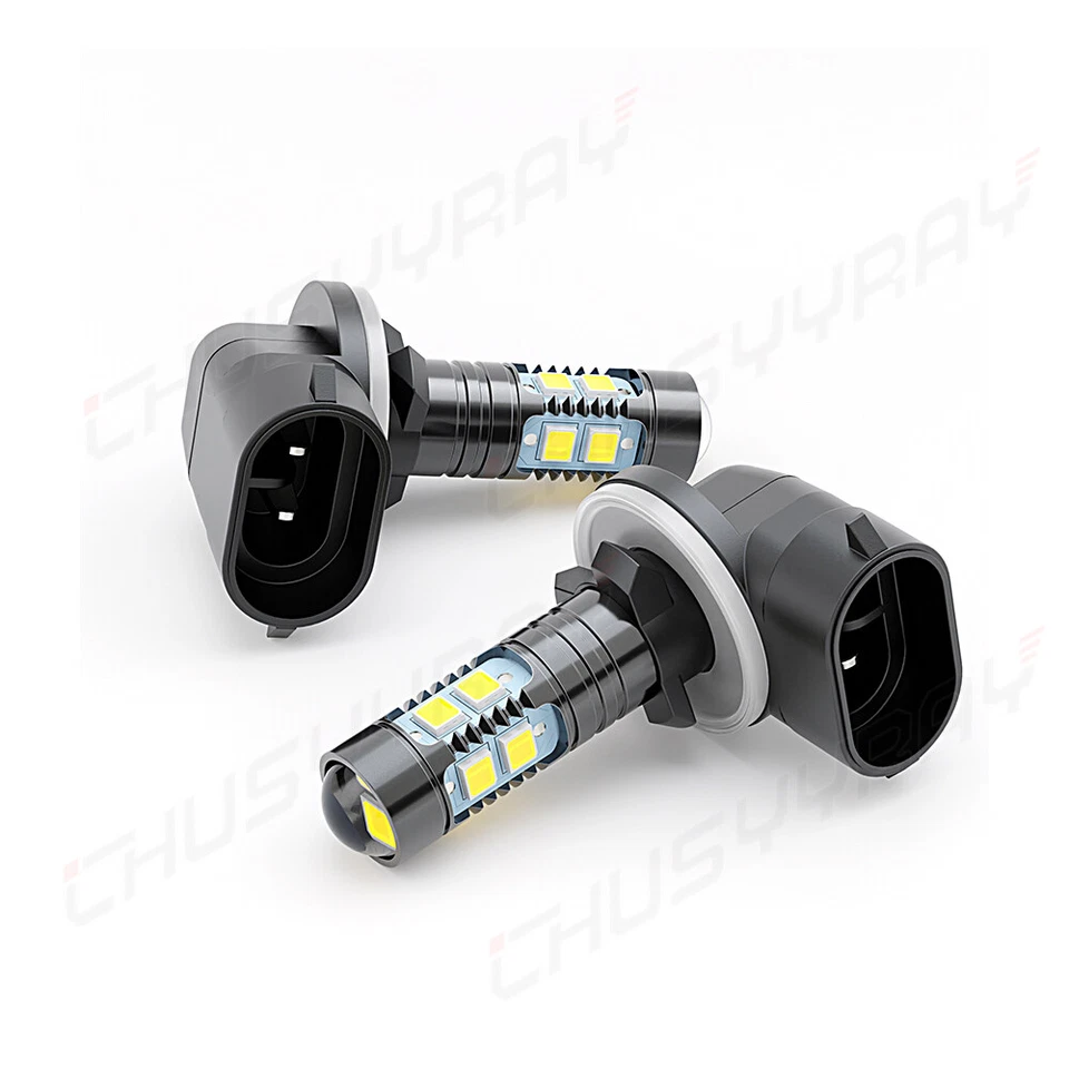 For Arctic Cat Z 370 1999-2007 Z 440 1998-2002 881 LED Headlight Bulbs - Image 2 of 4
