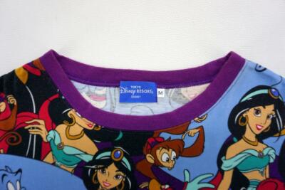 キッズ古着 vintage Disney Aladdin jasmine Tee Vintage 90s Disney Aladdin Princess Jasmine Teal Graphic