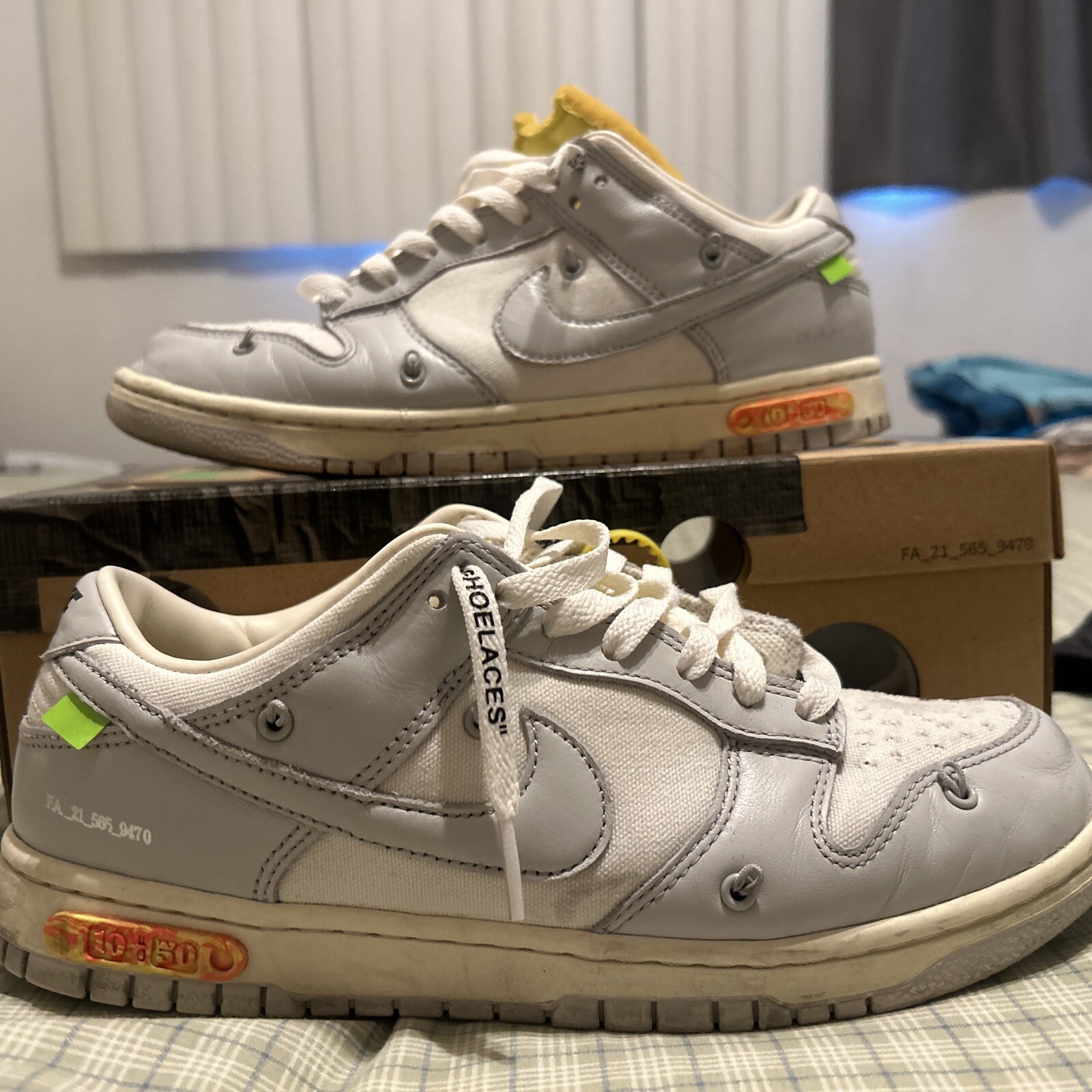 OFF WHITE X NIKE Nike Off White x Dunk Low lotto 10 di 50