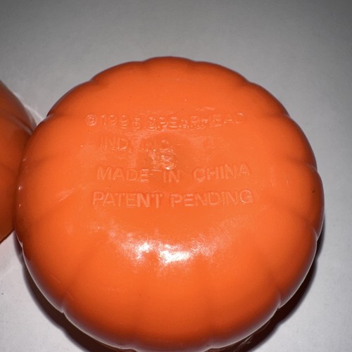 Vintage 1995 Halloween Blow Mold Mini Pumpkin JOL Candy Container Decoration Lot - Picture 6 of 6