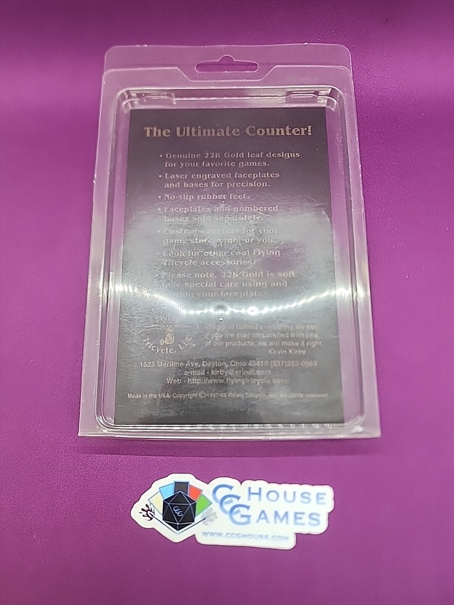 MTG Flying Tricycle Mana Symbol Life Counter Top Plate Set