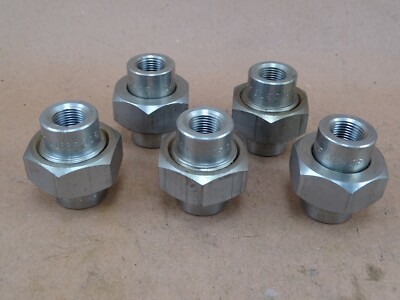 (5) Camco 316 DFI Pipe Union A182F, 3/8'' 3000#