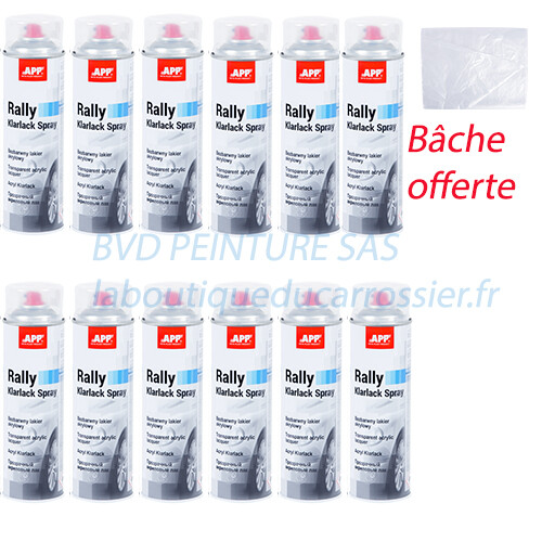 Rénover la carrosserie de son véhicule dans son garage avec le pack de 12 vernis APP