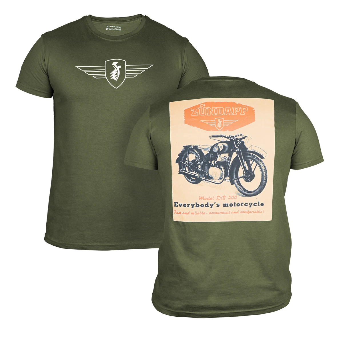 MOTO GUZZI | T-shirt Da Uomo "TT" – Area 101 | Giordano Motor Group - Foto 3