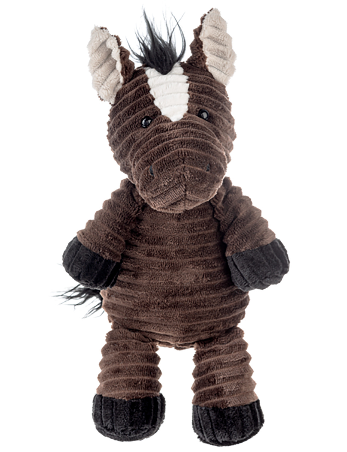 Мягкая игрушка Ganz Ribbles из вельветового плюша с коричневой и белой лошадкой 12 5290₽