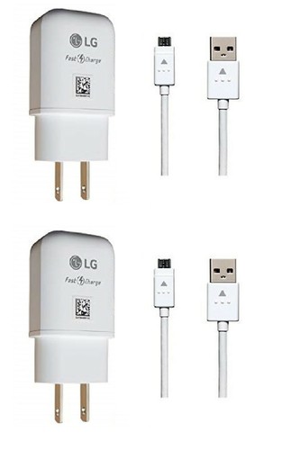 LG Fast Wall,Micro,Car Adapter For LG K30/Phoenix+/Premier Pro/Aristo 2/2+/3/4+