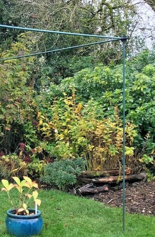 Vegetable Fruit Cage Frame 1.2m High Garden Crop Protection Plastic Coated Steel