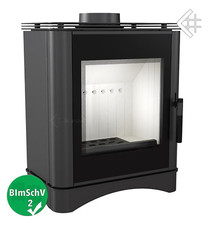 Kaminofen kratki Koza VEGA schwarz 5 kW Werkstattofen Ofen modern schlicht