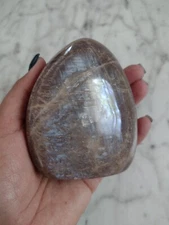 Peach Moonstone Free Form Carving Specimen crystal stone