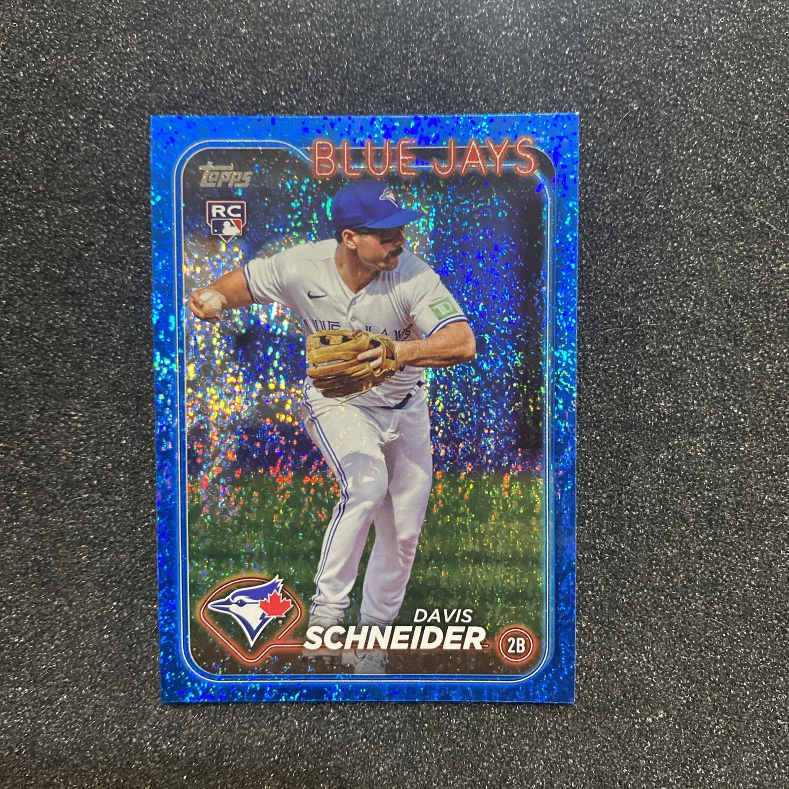 Davis Schneider (RC) 2024 Topps Series 1 -/999 Blue Holofoil #189