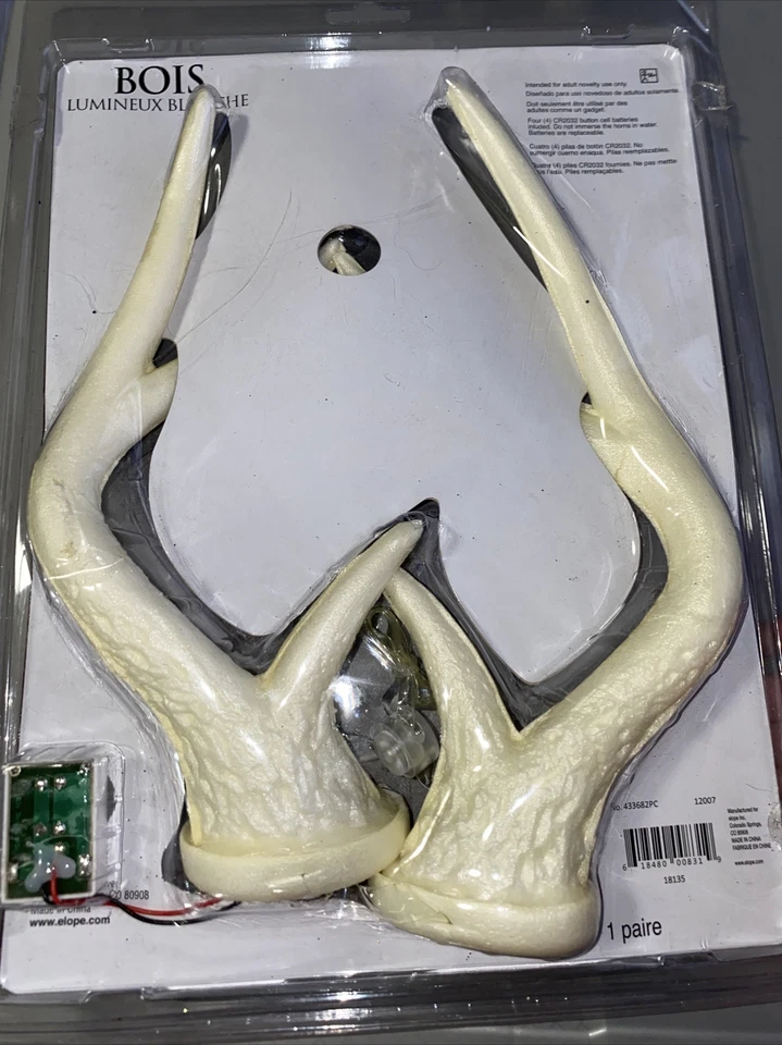 ACCESORIO DE DISFRAZ DE HALLOWEEN ILUMINA ASTAS DE CIERVO Foto 3 de 3