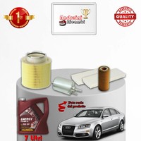 Set Service 4 Filter Und ÖL Audi A6 C6 2.8 FSI 162KW 220CV Von 2008-> 2011