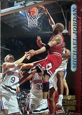 Michael Jordan 1997 Topps Stadium Club #101 Chicago Bulls, Excellent Condition