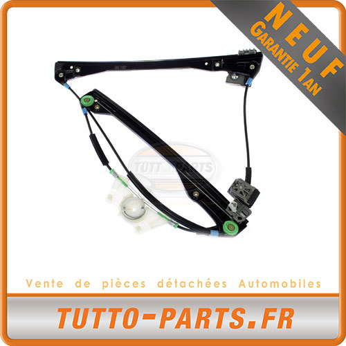 Lève-vitre avant gauche Golf IV en acier galvanisé de qualité supérieure 1J3837461F