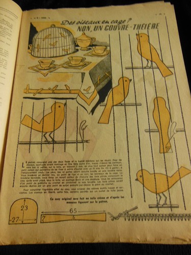 1952 Le Petit Echo de la fashion #8 Crochet Pattern on Wool Teapot Cover - Picture 8 of 11