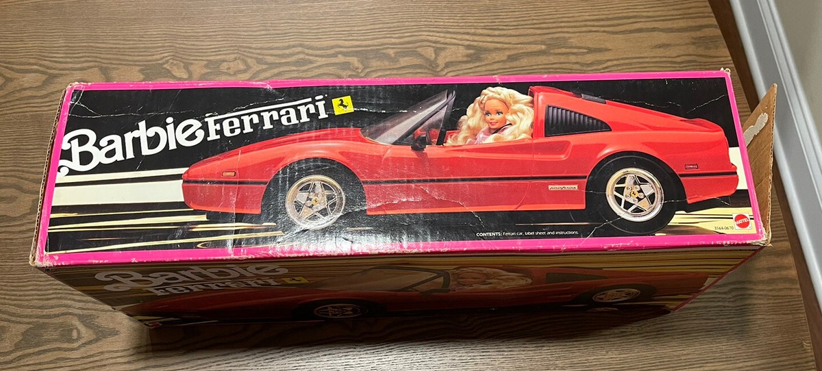 Vintage Barbie Ferrari #3564-0670 (1990) Red w/ original box | eBay