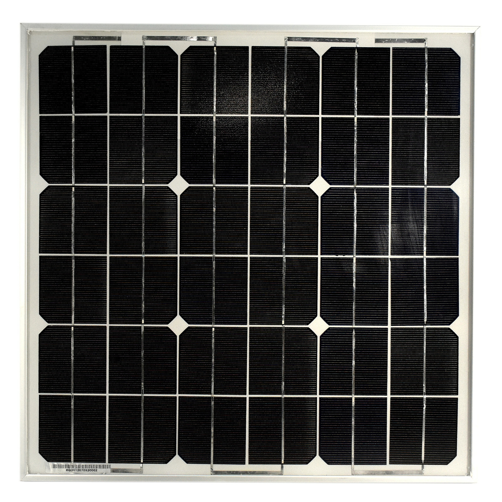 HQRP High-efficient 20W 12 Volts Monocrystalline Solar Panel