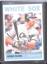 2013 Topps Heritage Action Venezuelan Black Back SP #484 Adam Dunn