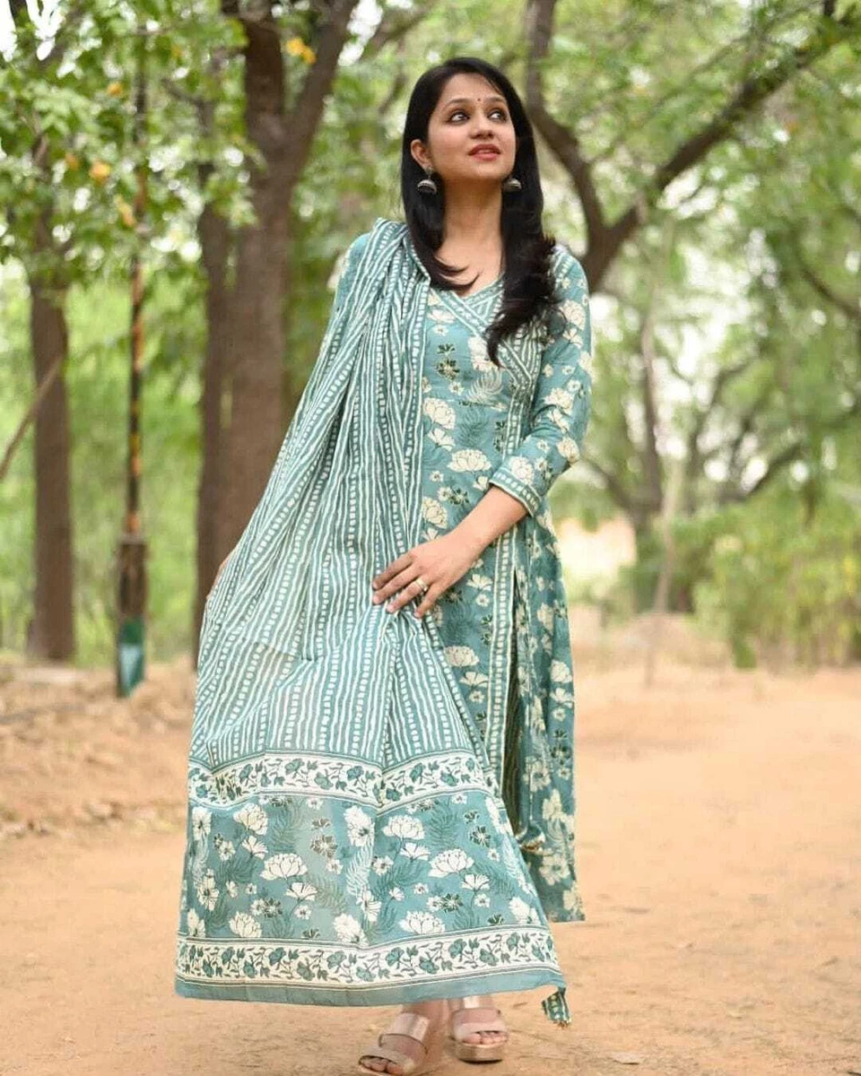 Knee length clearance anarkali kurta